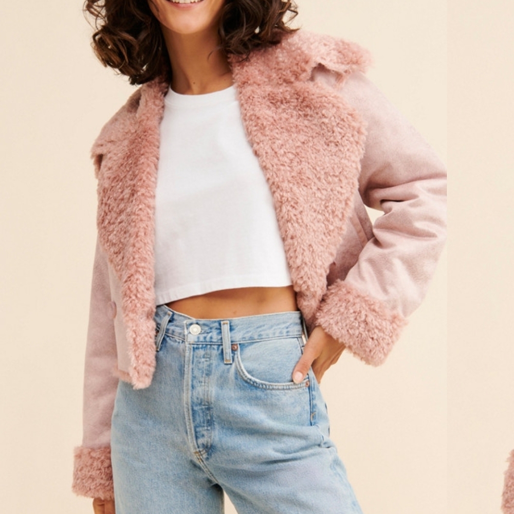 NVLT Blush Teddy Jacket